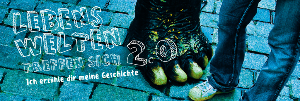 Logo Lebenswelten treffen sich 2.0 Ich erzähle dir meine Geschichte